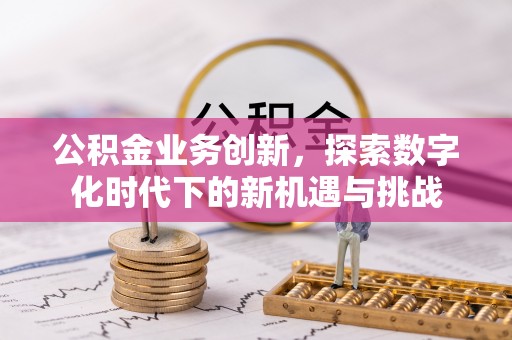 康马公积金业务创新，探索数字化时代下的新机遇与挑战