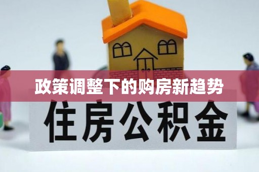 康马政策调整下的购房新趋势