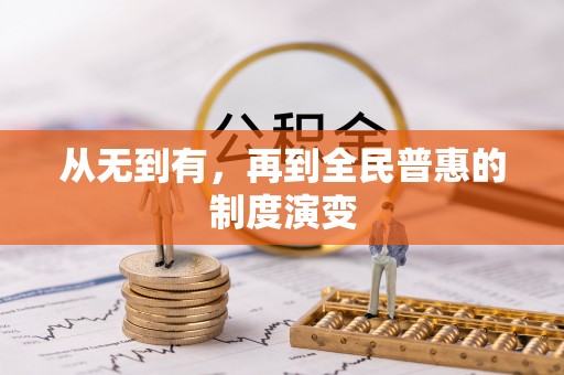 康马从无到有，再到全民普惠的制度演变