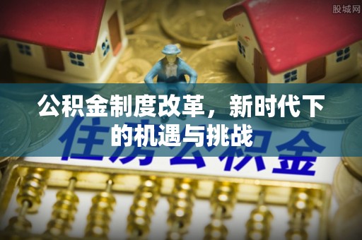 康马公积金制度改革，新时代下的机遇与挑战