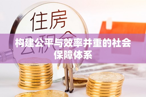康马构建公平与效率并重的社会保障体系