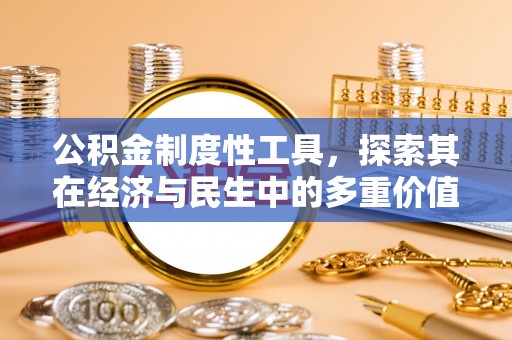康马公积金制度性工具，探索其在经济与民生中的多重价值