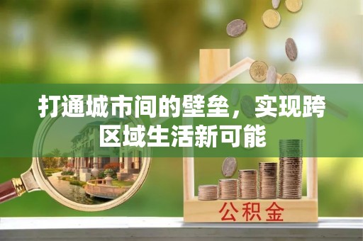 康马打通城市间的壁垒，实现跨区域生活新可能