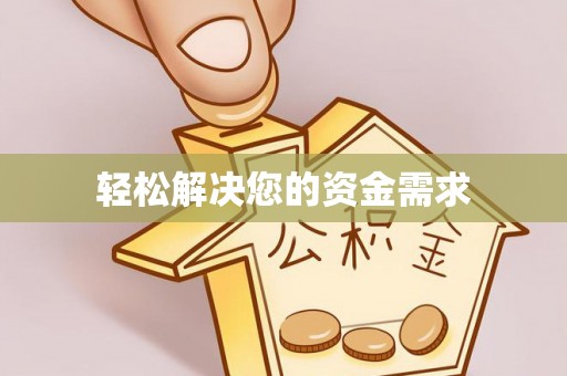康马轻松解决您的资金需求