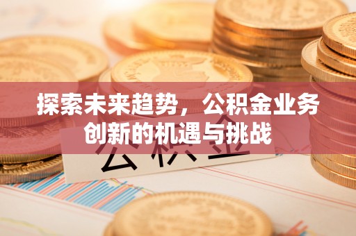康马探索未来趋势，公积金业务创新的机遇与挑战