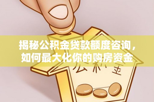 康马揭秘公积金贷款额度咨询，如何最大化你的购房资金