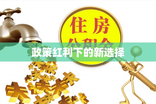 康马政策红利下的新选择
